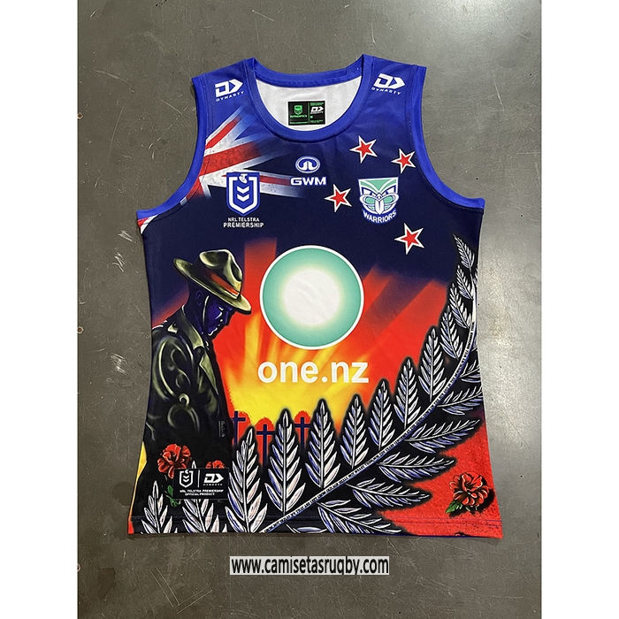Tank Top New Zealand Warriors Rugby 2024 ANZAC